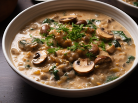 creamy vegan mushroom stew